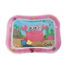 Tapete sensorial de água inflável para bebês