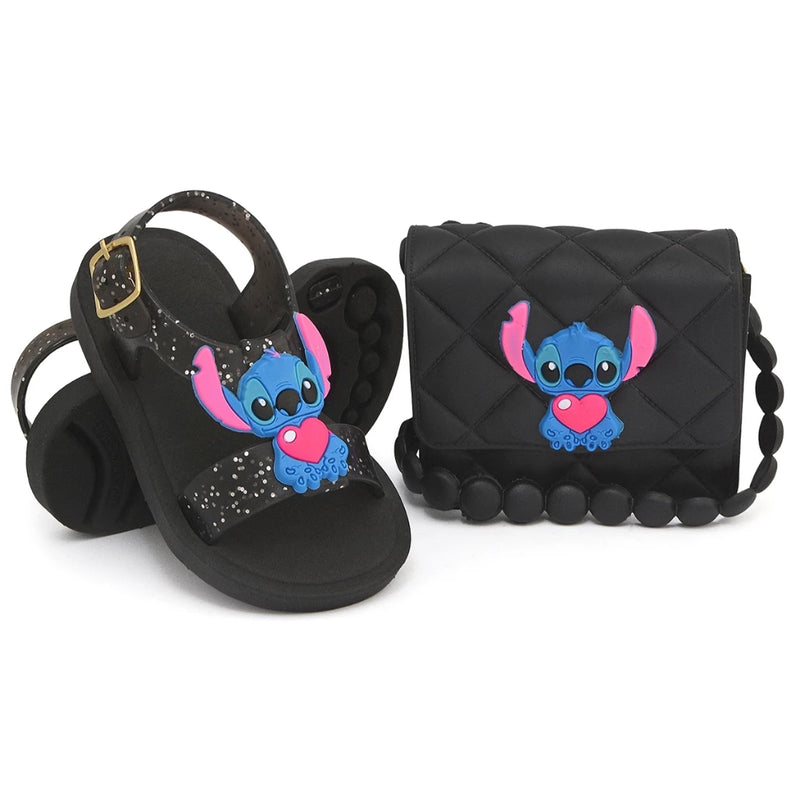 KIT STITCH BABY ::: Sandália + Bolsa ::: 20% OFF