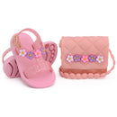 KIT JARDIM BABY ::: Sandália + Bolsa ::: 20% OFF