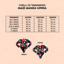 Maiô Infantil Manga Longa