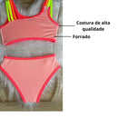 Biquíni Infantil Neon Proteção UV50